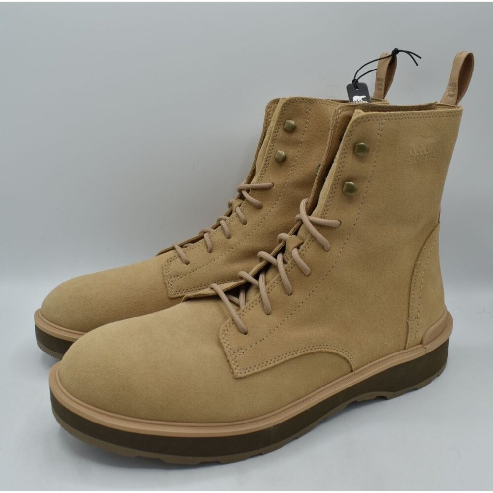 Sorel Mens Size 12 Hi-Line Lace Canoe Major Waterproof Suede Lace Up Boots Shoes